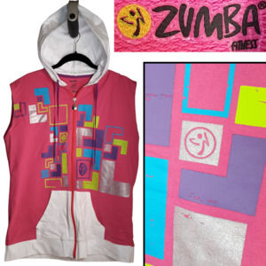 ⏰️Zumba Sleeveless hoodie